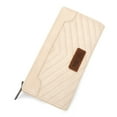 thumbnail image 3 of Wrangler Minimalist Wallet Credit Card Wallet for Women with Smooth Zippers, Tan, 3 of 7