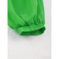 thumbnail image 6 of Lejafay Women's Belly Dance Pants Side Split Bloomers Lantern Pants Green One Size, 6 of 7