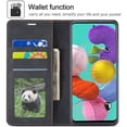thumbnail image 2 of Premium PU Leather Flip Folio Case for Samsung Galaxy A53 5G, Protective Case with Kickstand Card Slot Magnetic Closure Shockproof Full Protection Wallet Cover - Black, 2 of 16