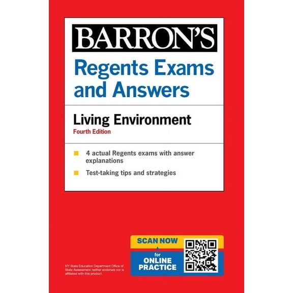 Barron's New York Regents: Regents Exams and Answers: Living Environment, Fourth Edition (Paperback)