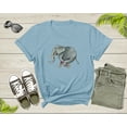 thumbnail image 5 of Funny Elephant Bicycle Lover Gift Idea Shirt Women Men Kid Boys Girls Bicycle Tshirt Design Bike Lover Birthday Present Dad Mom T-shirt, 5 of 8