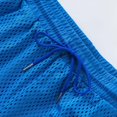 thumbnail image 5 of hotojiny Men's 2 Piece Set Summer Beach Outfits Breathable Hollow out Mesh Button down Shirts Shorts Set Casual Tracksuit(Blue,X-Large), 5 of 7