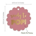 thumbnail image 6 of Inkdotpot 50 Pack Ready To Pop Baby Shower Favor Paper Tags Craft Real Gold Foil Hang Tags, 6 of 7
