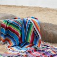 thumbnail image 2 of Mexican Blanket Sarape Picnic Rug Throw Tablecloth Hot Rod, 150x215cm, 2 of 5