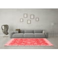 thumbnail image 3 of Ahgly Company Machine Washable Indoor Rectangle Oriental Red Traditional Area Rugs, 7' x 10', 3 of 4