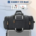thumbnail image 4 of Gonex 60L Canvas Duffel Bags 27" Expandable Travel Duffle Overnight Weekender Bag with Shoe Compartment for Men Women, 4 of 8