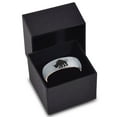 thumbnail image 3 of Tungsten Bulky Rhino Rhinoceros Band Ring 7mm Men Women Comfort Fit 18k Rose Gold Dome Brushed Gray Polished, 3 of 4
