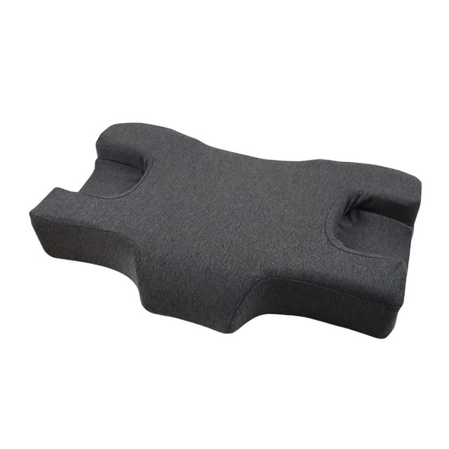 Almohada de cama ergonómica para dormir, almohada cervical facial, lateral, estómago, almohada para dormir de espalda, almohada de cama, prevención de Gris oscuro BLESIY Almohada de espuma viscoelástica