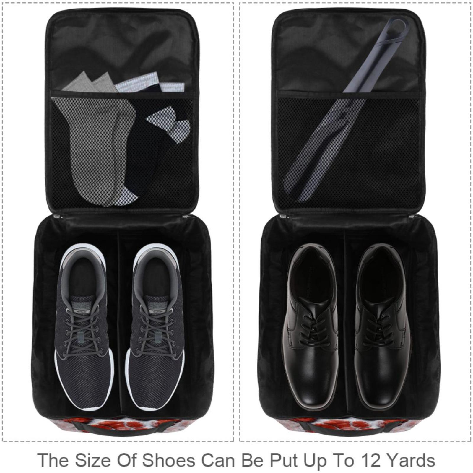 Print Premium Polyester Shoe Containers - Ideal 9x12in Shoe Box Storage Organizer for Clutter-Free Closet - Durable & Spacious - for Sneakers & High Heels
