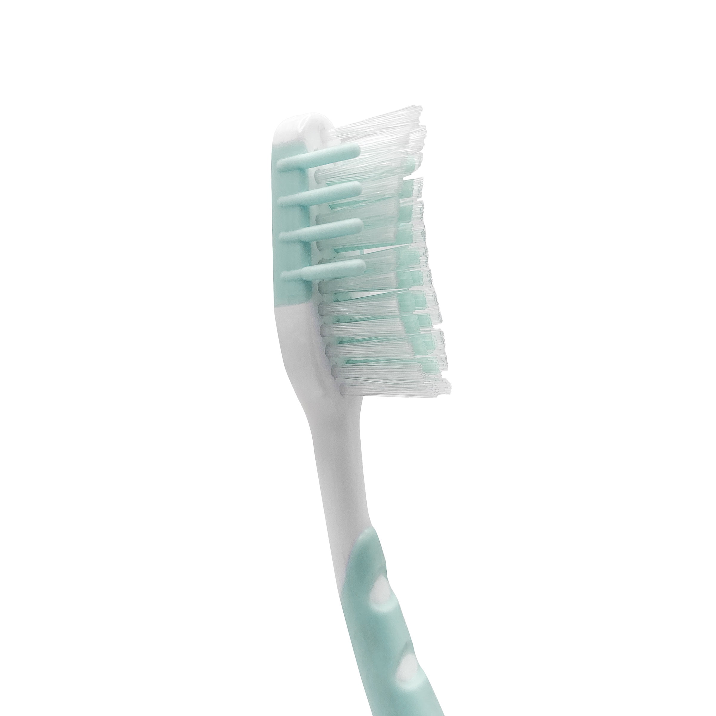 Equate Manual Toothbrushes with Contoured Bristles and Ergonomic Grip, Firm, 6 Count