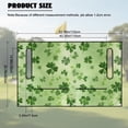 thumbnail image 7 of Yuyamidu Green Leaves Golf Cart Seat Covers St. Patrick's Day Golf Cart Seat Towel Blanket with Pockets Keep Seat Comfortable and Clean Universal Accessories for Club Car and More 2-Seat Carts, 7 of 7