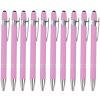 thumbnail image 1 of TIMIFIS 10Pcs Gel Ink Pens, 0.5Mm Fine Point Black Ink Pens Premium Retractable Metal Ballpoint Pen Study Journaling Supplies Starting Season Gifts fors, 1 of 2