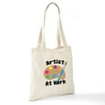 thumbnail image 6 of CafePress - Artist At Work Tote Bag - Unisex Canvas Tote Bag, Beige, 1-Piece, 6 of 6