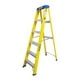 thumbnail image 1 of Escalera Tijera Surtek Fibra De Vidrio 5 Escalones Tipo 2 ETFV25, 1 of 2