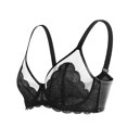 thumbnail image 5 of Women's underwire bra, full-cup lace plus size bra, 5 of 6