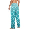 thumbnail image 6 of Mermaid Scale Pajama Pants Mens Lounge Pants Lightweight Men Pajama Bottoms with Drawstring Pockets, 6 of 7