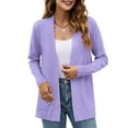 thumbnail image 4 of Womens Cardigan Sweater Long Sleeve Open Front Knit Cardigan Sweater with Pockets, 4 of 6