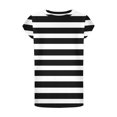 thumbnail image 5 of Piuwrlz Short T-Shirts Sleeve Kids Girls Round Neck Shirt Printed Blouses Undershirt Shirt Top Black Size 9 Years, 5 of 7