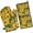 Sunflower, variant on Black Sunflower Kitchen Oven Mitt and Pot Holder Sets 2 Pcs for Baking, Cooking and Grilling, Heat Resistant Up To 392 °F