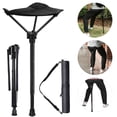 thumbnail image 1 of Folding Tripod Stool Portable Seat Telescopic Stool Retractable Outdoor Fishing Chair, 1 of 5