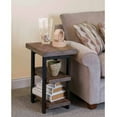 thumbnail image 3 of Alaterre Pomona 2-Shelf End Table, Rustic Natural, 3 of 5