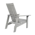 thumbnail image 2 of Capterra Casual Recycled Plastic Flatback Adirondack, Light Gray, 2 of 3