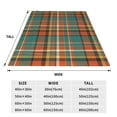 thumbnail image 3 of Pofeuu colorful plaid Print Ultra-Soft Micro Fleece Blanket,for Bed Or Sofa,All Season Throw Blankets Flannel Blanket-80"x60", 3 of 7