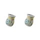 thumbnail image 1 of Bewildely Mosaic Glass Oil Burner Candle Holder Decor Home Melt  Wax 2piezas Azul amarillo, 1 of 1