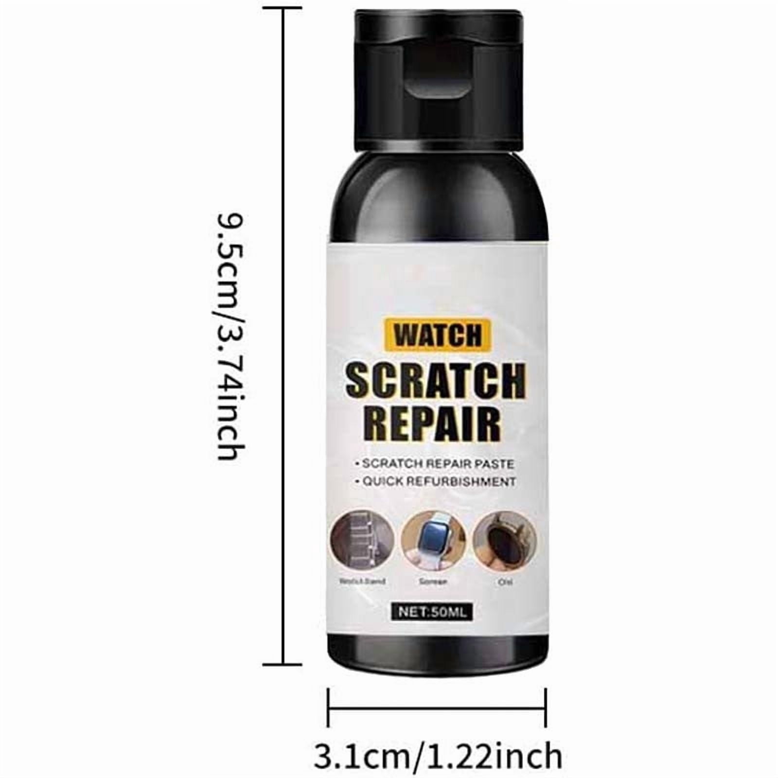 Seyotauo Metal Polishing Cream Watch Scratch Repair Paste for Jewelry Stainless Steel Gold Silver Surfaces Removes Scratches Oxidation Restores Shine for Watch Bands Rings Bracelets Home