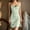 Green, variant on 2026 Clothing Sleeveless Loungewear Cowl Neck Ruched Detail Summer Cowl Neck Sleep Dress Womens Breathable Nightdress Home Comfortable Cool Wear