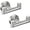 Brushed Nickel, variant on Towel Hook for Bathroom, SUS 304 Stainless Steel, Double Hand Towel Coat Holder for Wall, Brushed Nickel
