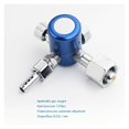 thumbnail image 1 of Gas Pressure Reducer Regulator Flow Meter Meter Gauge, Pressure Reducing Valve For Welding Cutting ,Easy to Install, 1 of 2