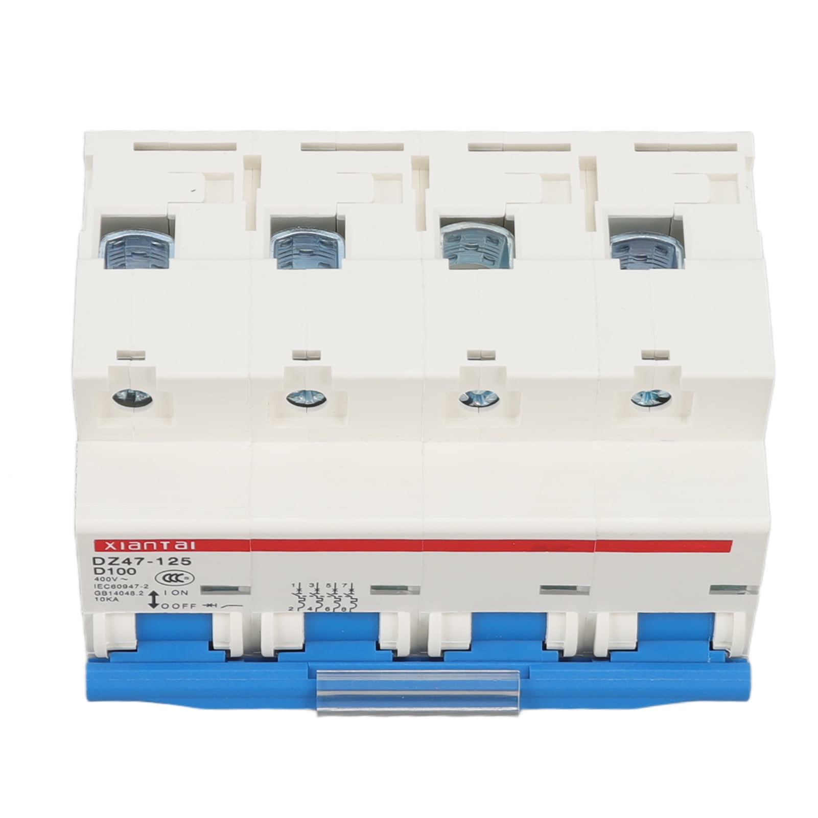 Circuit Breaker Box, Leakproof Small Circuit Breaker 4P 100A 400V For