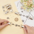 thumbnail image 3 of DIY Pacifier Clip Teething Toy Set Making Finding Kits Including Alloy Links Connectors Metal Baby Pacifier Clips Platinum 70pcs/box, 3 of 7