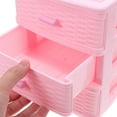 thumbnail image 3 of FELTECHELECTR Organizador De Escritorio Con Cajones De Plástico Rosa Para Oficina Y Hogar, 3 of 6