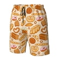 thumbnail image 4 of Balery Various Bread Traje de Baño Estilo Hawaiano para Hombre, Shorts de Secado Rápido con Bolsillos-Medium, 4 of 6