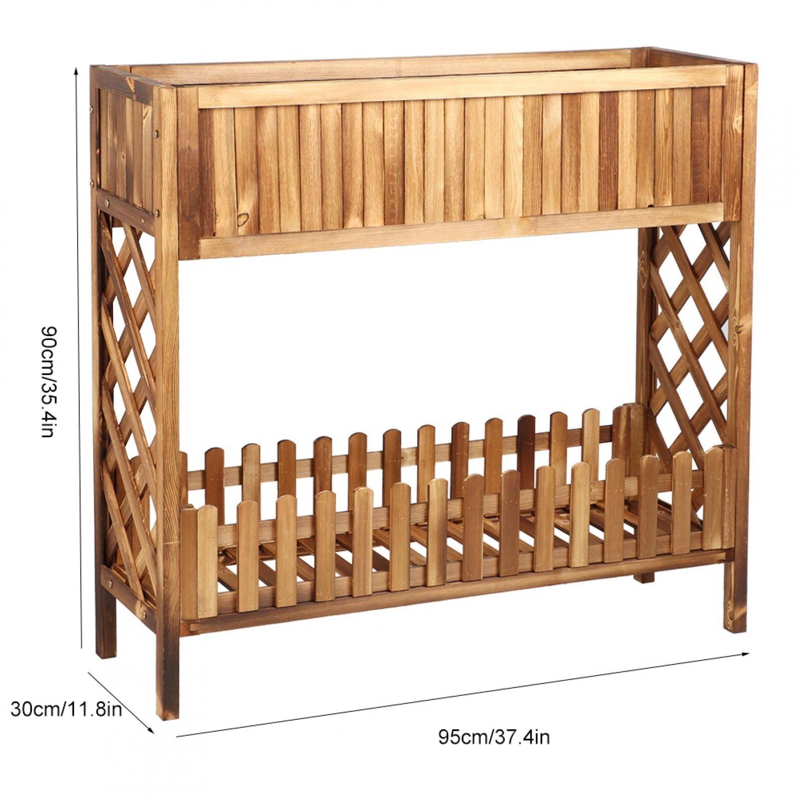 Ccdes Plant Stand Herb Planter Box Plant Pot Holder Indoor Outdoor