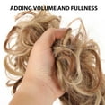 thumbnail image 3 of BESTYASH Easy Bun Curls Wavy Hair Piece High Temperature Fiber Fullness Enhancement Girls Prom 1Set, 3 of 5