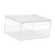 thumbnail image 4 of Caja de alimentación para reptiles, jaula para tortugas, espacio flexible para paisajismo, hábitat para lagartos, jaula, terrario para reptiles, 20 cm x 15 cm x 10 cm, 4 of 8