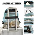 thumbnail image 4 of JIALIOU Mini Backpack Purse for Women Quilted Casual Daypack Small Travel Shoulder Bag, Starfish Conch Sea, 4 of 7