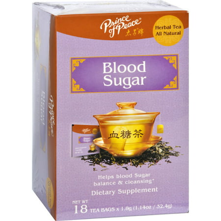 Prince of Peace Tea - Herbal - Blood Sugar - 18 (Best Tasting Tea Without Sugar)