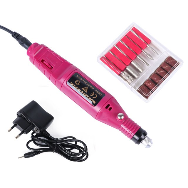 Juego de taladro eléctrico para uñas, equipo de molienda, molino para manicura y pedicura, herramienta profesional de pulido de uñas fuerte, LEHBS-011P Tan Jianjun unisex