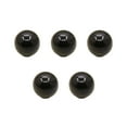 thumbnail image 1 of Inteprter Lindos pomos de cerámica para puertas de 5 piezas que añaden color a cualquier habitación, tiradores fáciles de instalar y operar Decoración del hogar Negro talla grande, 1 of 6
