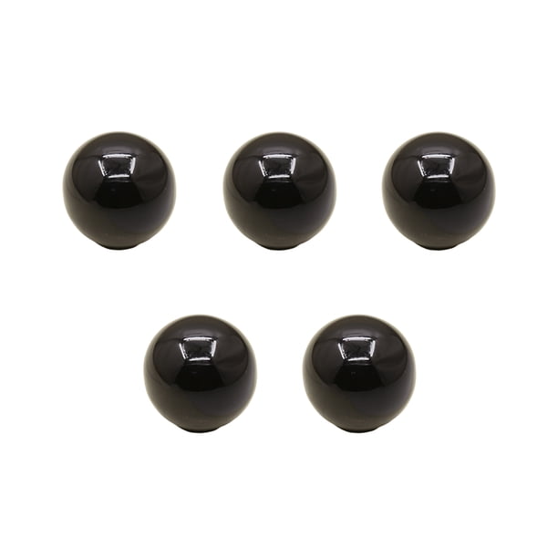 Bewildely Los hermosos tiradores de cerámica para cajones de 5 piezas añaden un toque de elegancia a las habitaciones, un bonito y único Decoración del hogar Negro talla grande