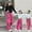 Pink, variant on Kids Cargo Pants Fashion Cargo Jogger Pants Elastic Waist Pink Cargo Pants with Pockets Girls Pants Size 12-13 Years