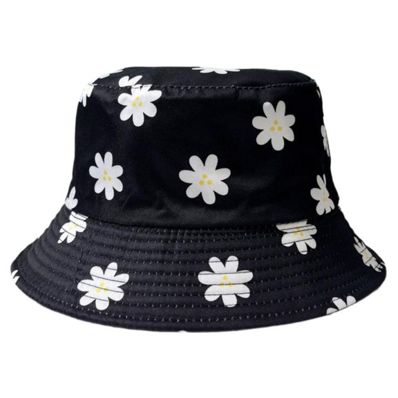 MOMOJIA Reversible Floral Print Adjustable Bucket Hat Sun Protection Breathable Lightweight for Outdoor
