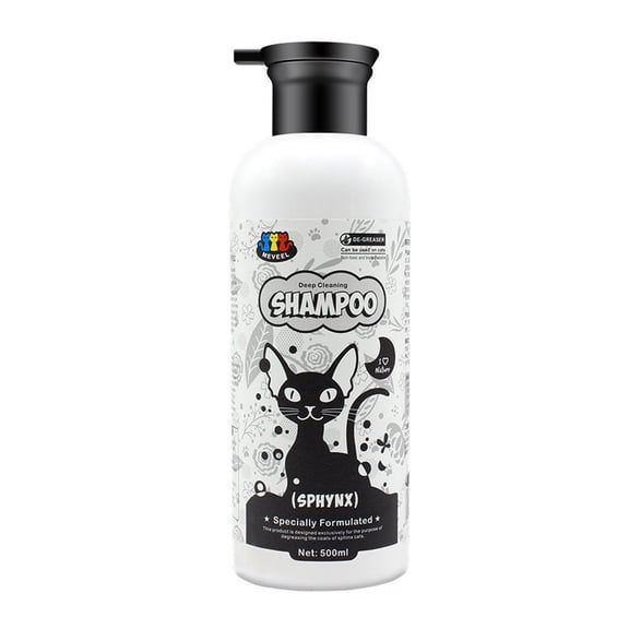 Hairless Shampoo 500ml for Oil Control Easy Cleaning Effective and Gentle for Sphinx Cats