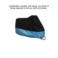 thumbnail image 3 of Sidaley Cubierta de lluvia para motocicleta, Protector de tela impermeable para exteriores, cubiertas transpirables para patinete, accesorios para Ventana automotriz Negro+Rojo Sidaley VI016991-01, 3 of 5