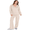 Apricot, variant on Casual Sets for Women V Neck Sweatshirt Wide Leg Pants Outfits Long Sleeve Tracksuit Sets S-2XL