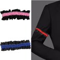 thumbnail image 2 of Ywmsfl Shirt Sleeve Holder Elastic Shirt Arm Garters for Unisex Shirt Armband Nonslip Securing Position Ruffled Garter, 2 of 19